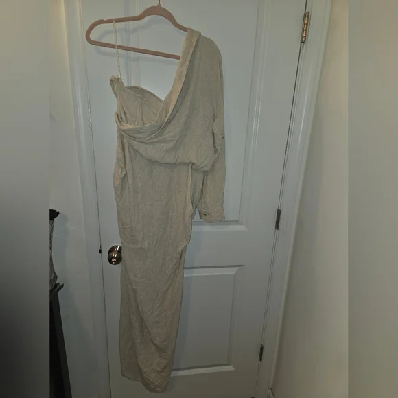 JLUXLABEL Cream Textured Fabric - Picture 8 of 9